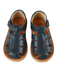Young Soles Frankie Leather Sandal Navy