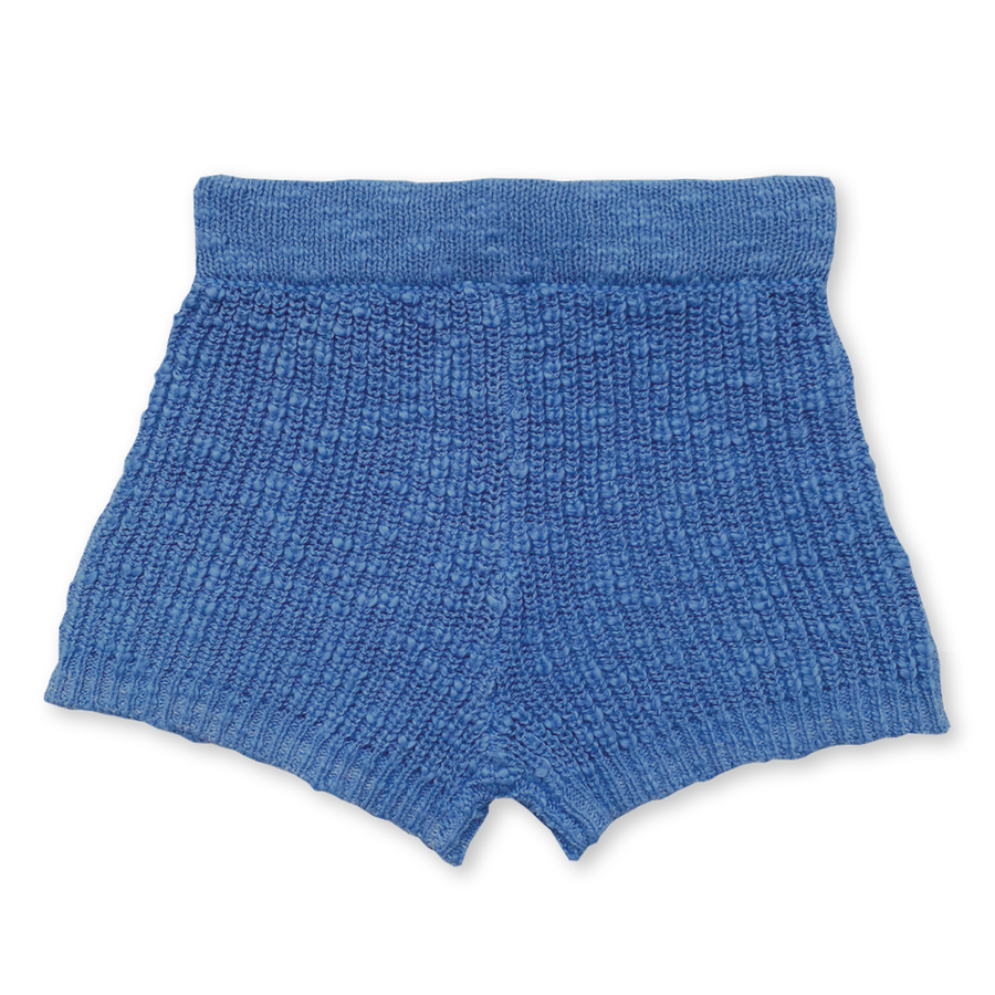 Grown Textured Rib Shorts - Marine