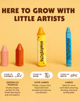 Honeysticks Beeswax Crayons Triangles 8pk