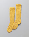 Warm Crochet Socks Mustard