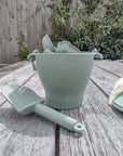 Sage Green 12 Piece Beach Bucket & Toys Set