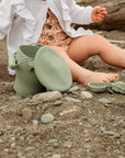 Sage Green 12 Piece Beach Bucket & Toys Set