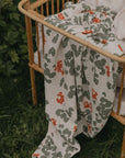 Garbo&Friends Pelargonium Muslin Swaddle Blanket