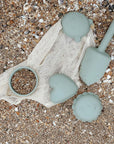 Sage Green 12 Piece Beach Bucket & Toys Set