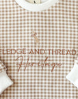 Fledge & Thread Jumper - Brown Gingham