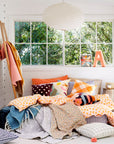 Castle Rainbow Linen Pillowcase