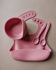 Desert Rose Silicone Bib