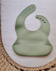 Sage Silicone Bib