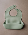 Sage Silicone Bib
