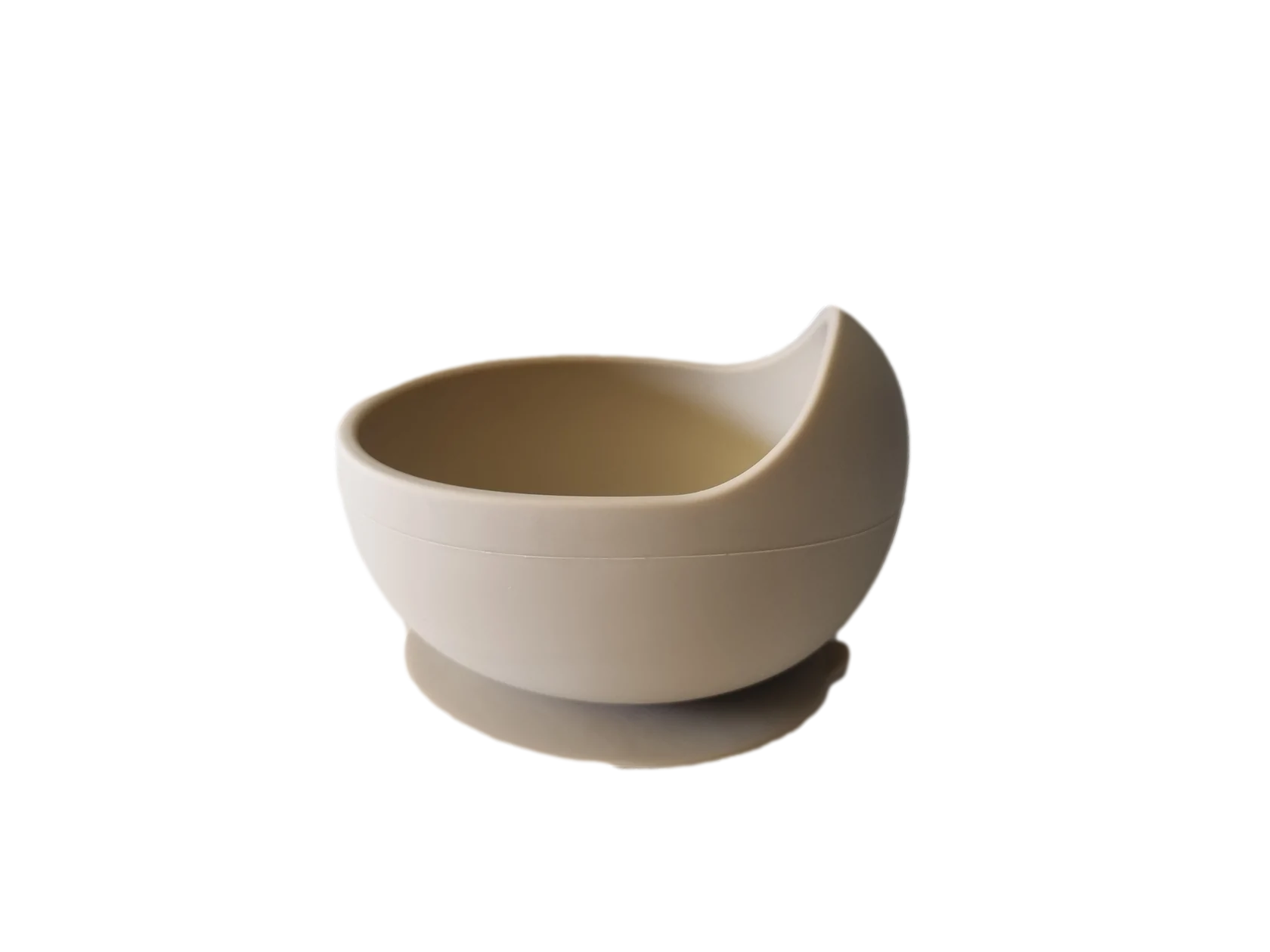 Linen Silicone Suction Bowl