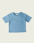 Slowly Logo Tee - Cornflower