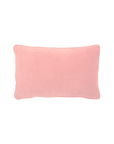 Castle Baby Pink Lumbar Velvet Cushion