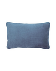 Castle Dusty Blue Velvet Cushion