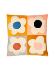 Castle Floral Block Velvet Cushion