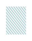Castle Cloud Stripe Cot Fitted Sheet