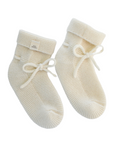 Classical Child Cashmere Booties Milk