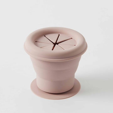 silicone snck cup pink