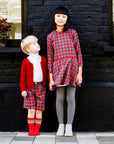 Knee Border Fair Isle Socks