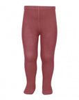 Plain Soft Stitch Tights Marsala