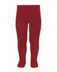 Cherry Red Ribbed Tights *Last One Left* Size 6 Years