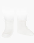 Plain Sock with Detail Cuff | Condor