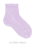 Condor Short Lace Socks Lavender