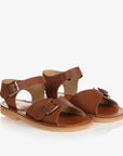 Young Soles Sonny Leather Sandal Chestnut