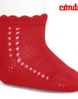 Short Lace Socks Red | Condor