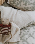 Garbo&Friends Pomegranate Muslin Fitted Sheet Cot