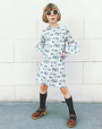 Navy Long Open Lace Socks | Condor