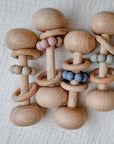 Beech & Silicone Rattle Linen