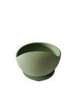 Silicone Suction Bowl Sage Green