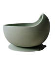 Silicone Suction Bowl Sage Green