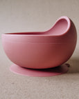 Silicone Suction Bowl Desert Rose