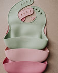 Silicone Bib Desert Rose