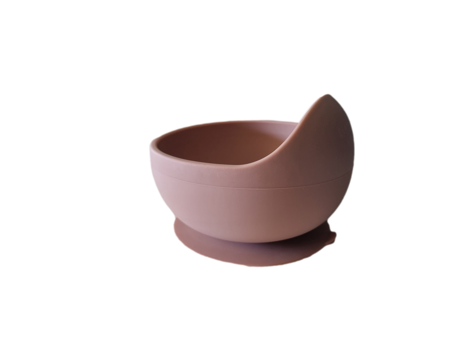 Silicone Suction Bowl Blush Pink