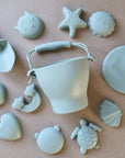 Bucket & Toys Set - Sage Green