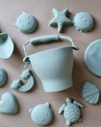 Bucket & Toys Set - Sage Green
