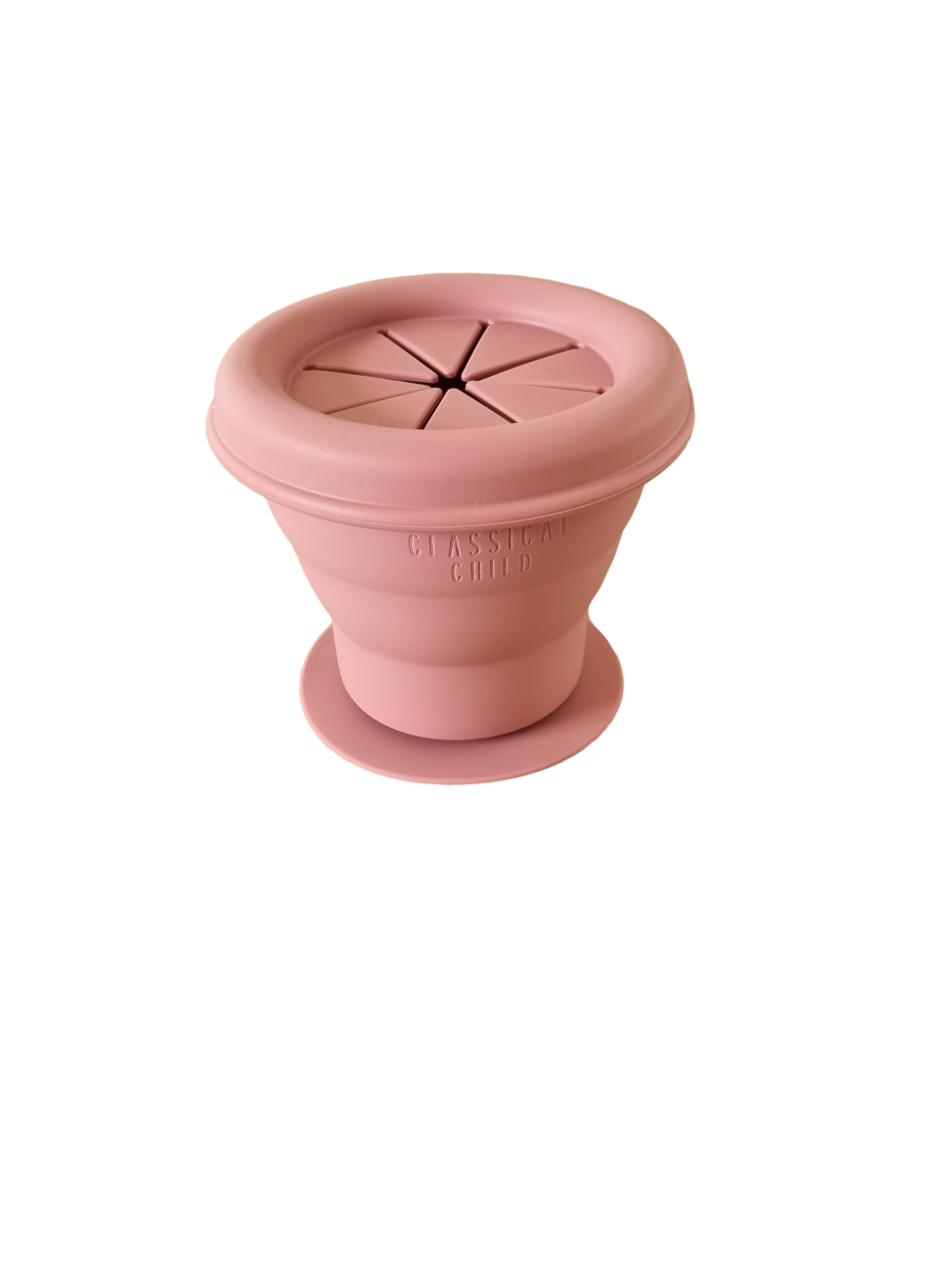 Silicone Snack Cup Desert Rose