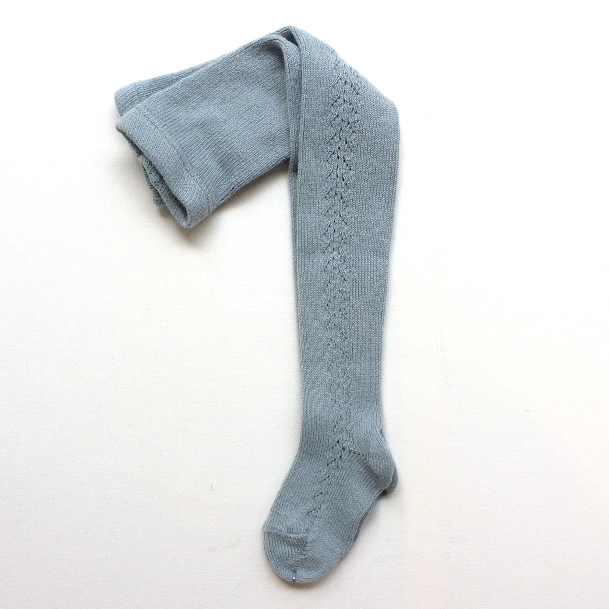 Openwork Side Warm Tights