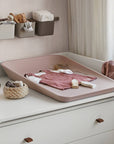 Leander Organic Matty Change Mat Topper Wood Rose