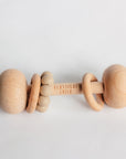 Beech & Silicone Rattle Linen