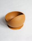 Silicone Suction Bowl Ochre