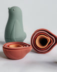 Silicone Nesting Penguin Fauna