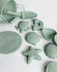 Bucket & Toys Set - Sage Green
