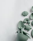 Bucket & Toys Set - Sage Green