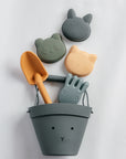 Beach Bucket & Toys Set - Blue Bear