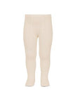 Linen Ribbed Tights | Condor