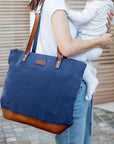 Arch Luxe Nappy Bag Navy