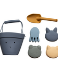 Beach Bucket & Toys Set - Blue Bear